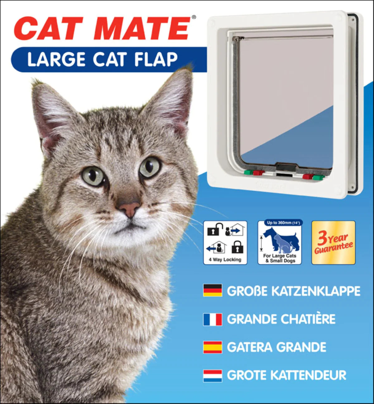 Pet Doors Australia Cat Mate Way Locking Cat Door Large