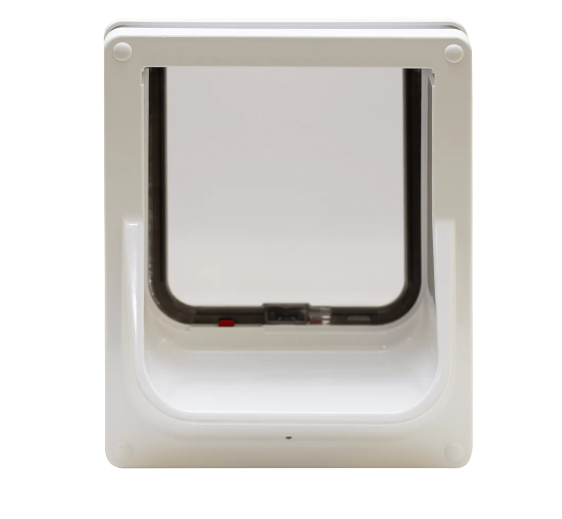 Catmate Electromagnetic Cat Door White Timber doors only